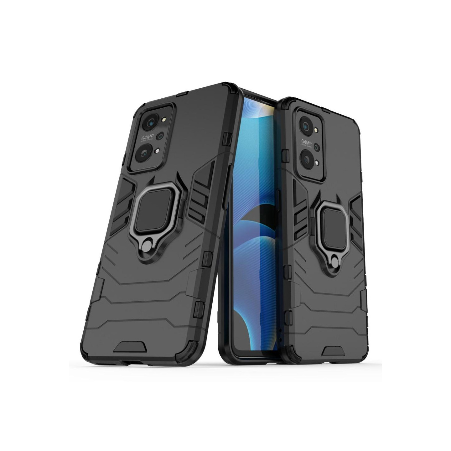 Realme GT Neo 2 fingerring Kickstand Hybrid Taske