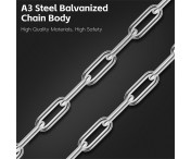 WEST BIKING Cykel Elcykel Moped Stål Lås Cykellås Kedjelås 70cm Stöldskydd MTB