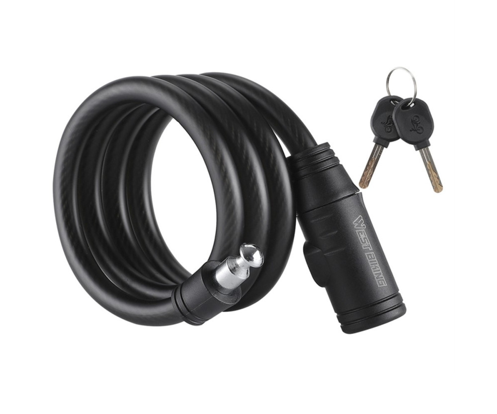 WEST BIKING Cykel Elcykel Moped Stål Lås Cykellås Kedjelås Stöldskydd MTB 