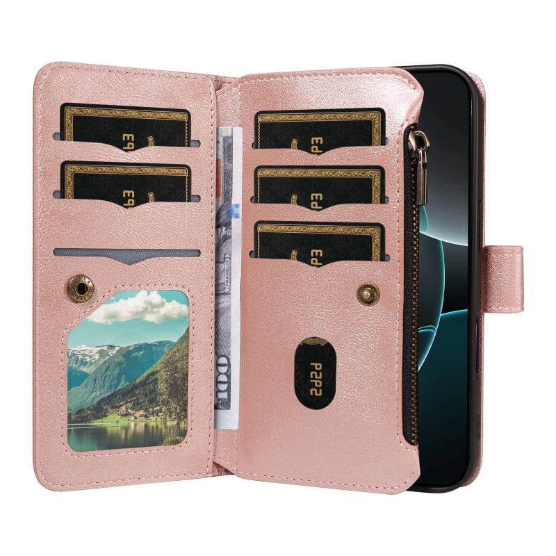 Mandala Embossed Phone Wallet Case with Wrist Strap for Sony Xperia 1 VIII