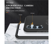 Samsung Galaxy S25 / S24 Hybrid skal med Finger Ring - Svart