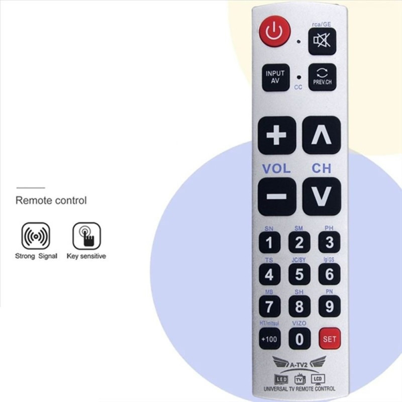 Universal-fjernbetjening til TV – Philips / Panasonic / Samsung / LG / Sharp