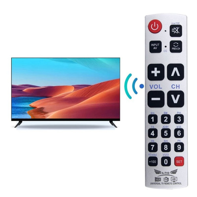 Yleiskaukosäädin televisioille – Philips / Panasonic / Samsung / LG / Sharp