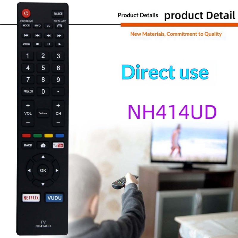 Erstatning fjernbetjening NH414UD til MAGNAVOX-tv