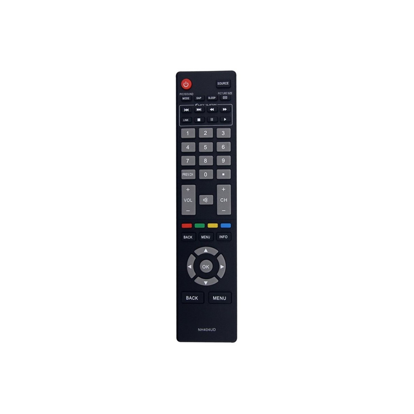 Erstatning fjernbetjening NH404UD til MAGNAVOX-tv