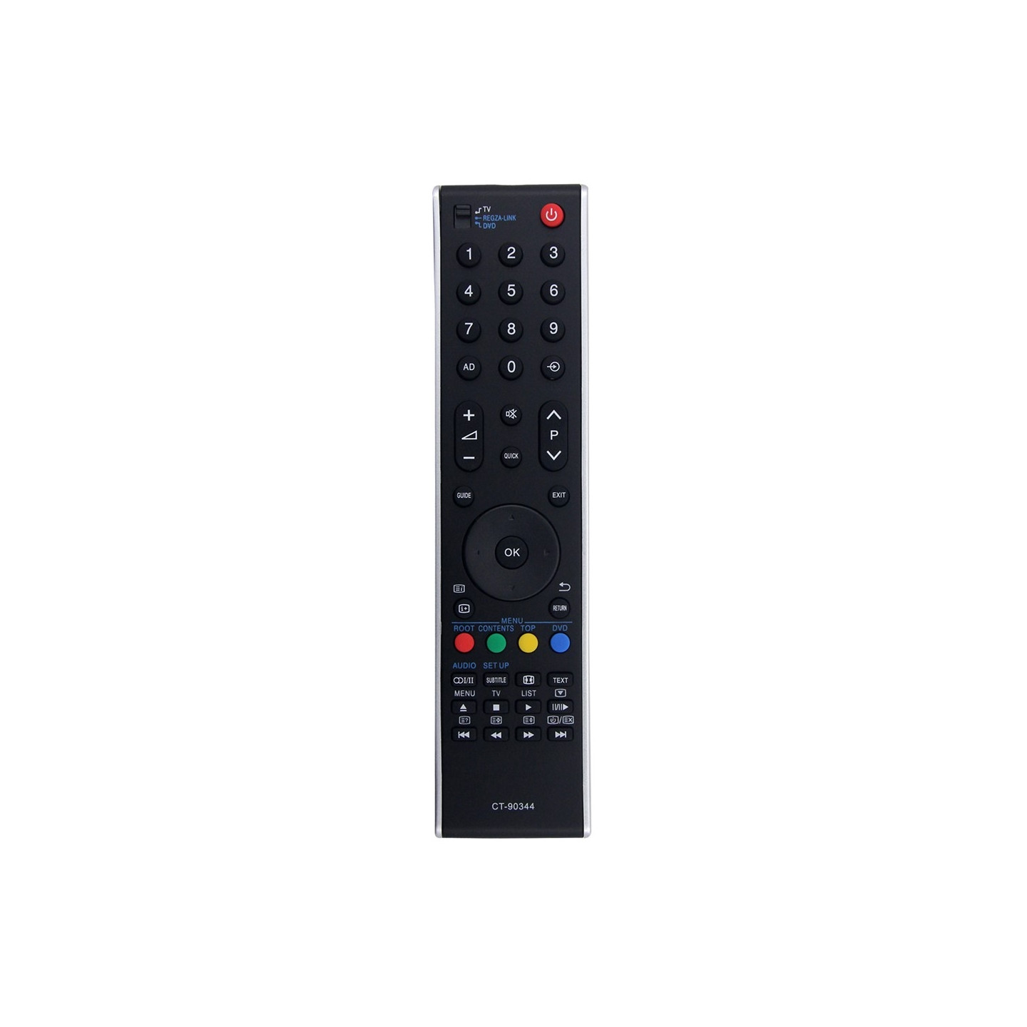 Udskiftning af fjernbetjening til CT-90344 til Toshiba TV