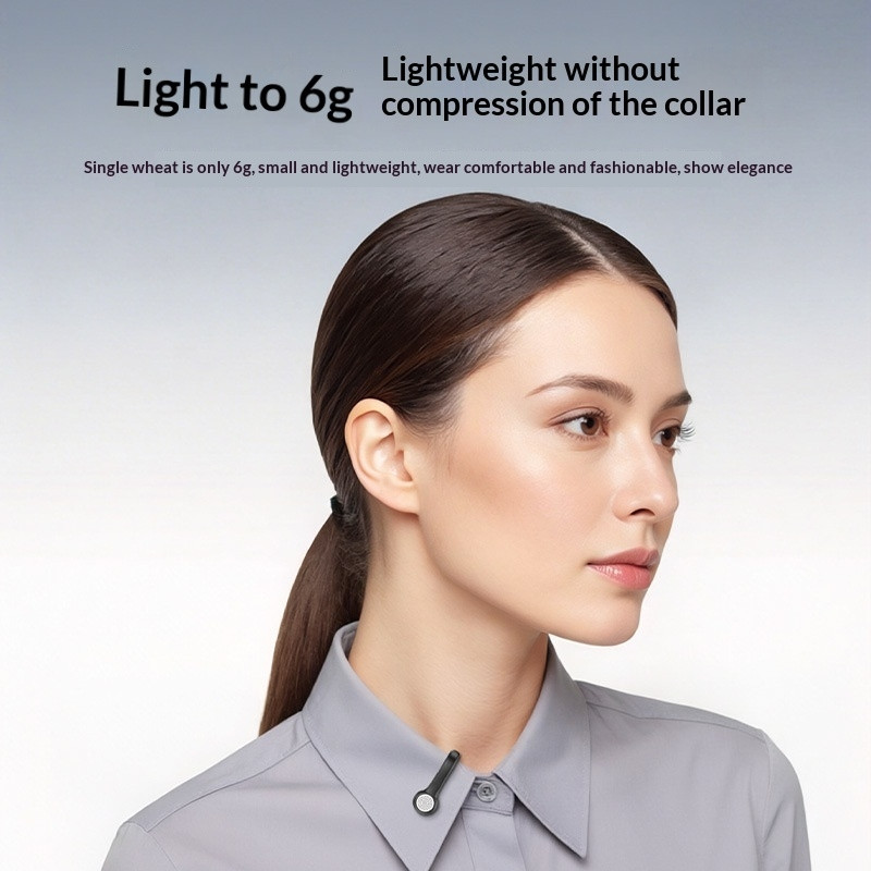 Lavalier-mikrofoni, USB-C-liitäntä, tekoälypohjainen kohinanvaimennus, 2 mikrofonia + 1 vastaanotin