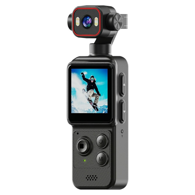Action camera Video camera Camera 4K 270-degree rotatable lens wifi LED lighting