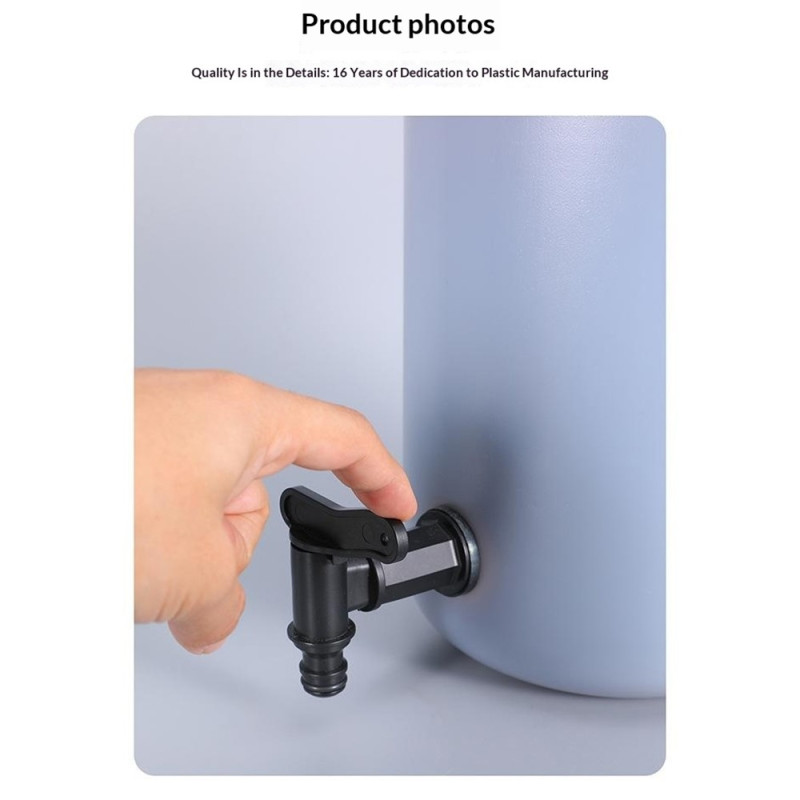 Sæt med 2 adaptere til IBC-tankventil (3/4"-nippel), groft gevind, 25 mm hulåbner