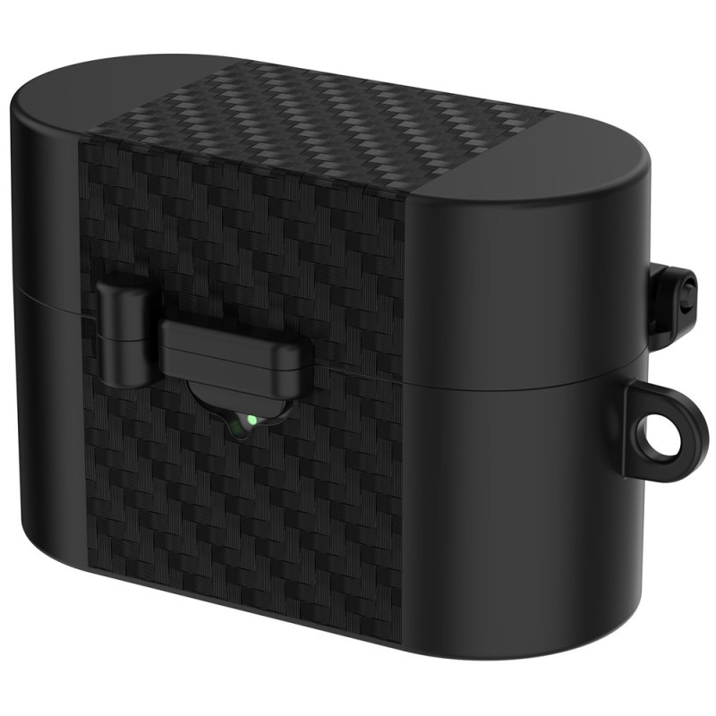 Protective case for Sony WF-1000XM6 earbuds – TPU shell with magnetic closure and carabiner