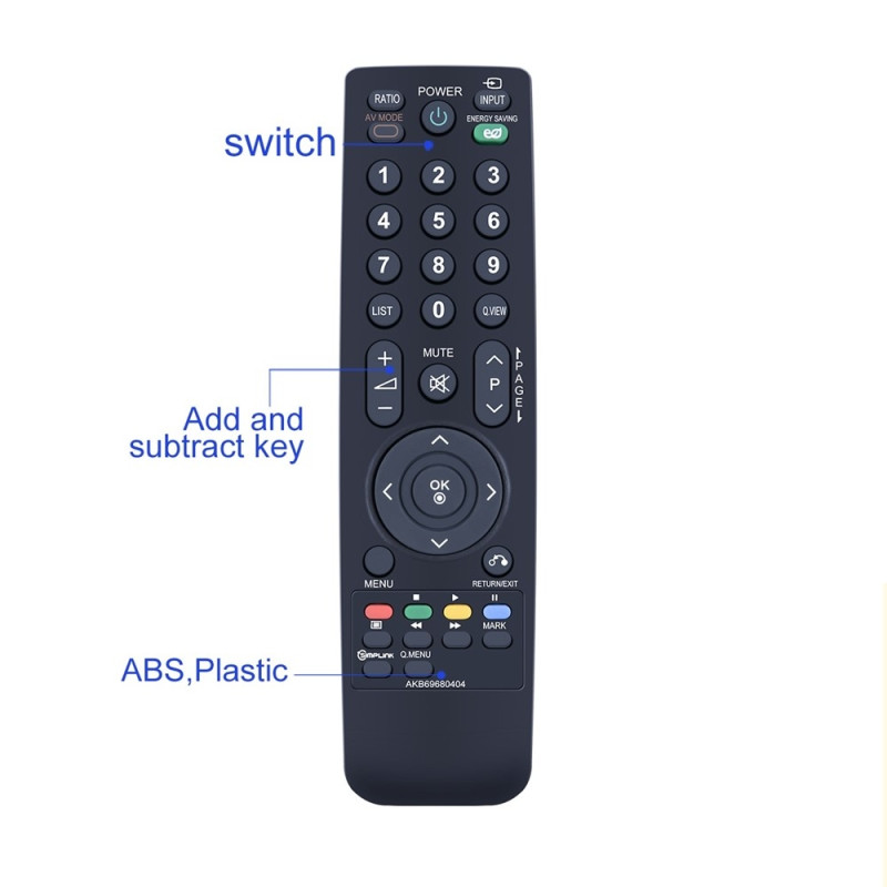 TV fjernbetjening Erstatning for AKB69680404 Til LG TV