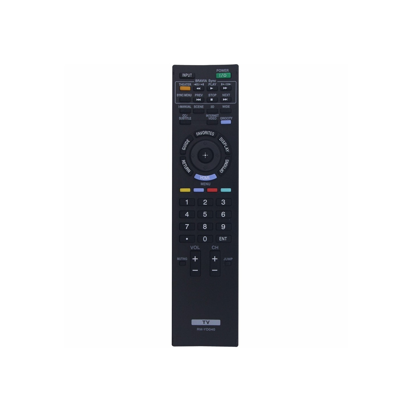 Udskiftning af fjernbetjening til RM-YD040 til Sony TV