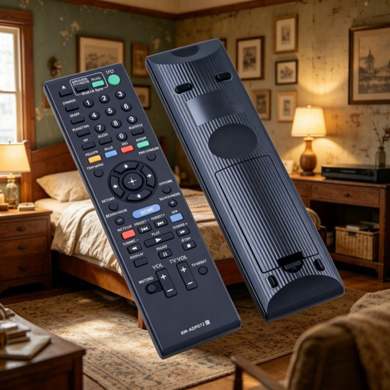 Udskiftning af fjernbetjening til RM-ADP072 til Sony Blu-ray- og DVD-afspiller