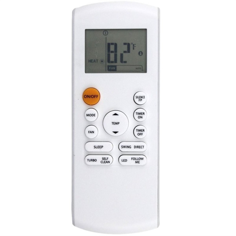 Erstatning fjernkontroll for RG57A6 / BGEFU1 for Midea klimaanlegg