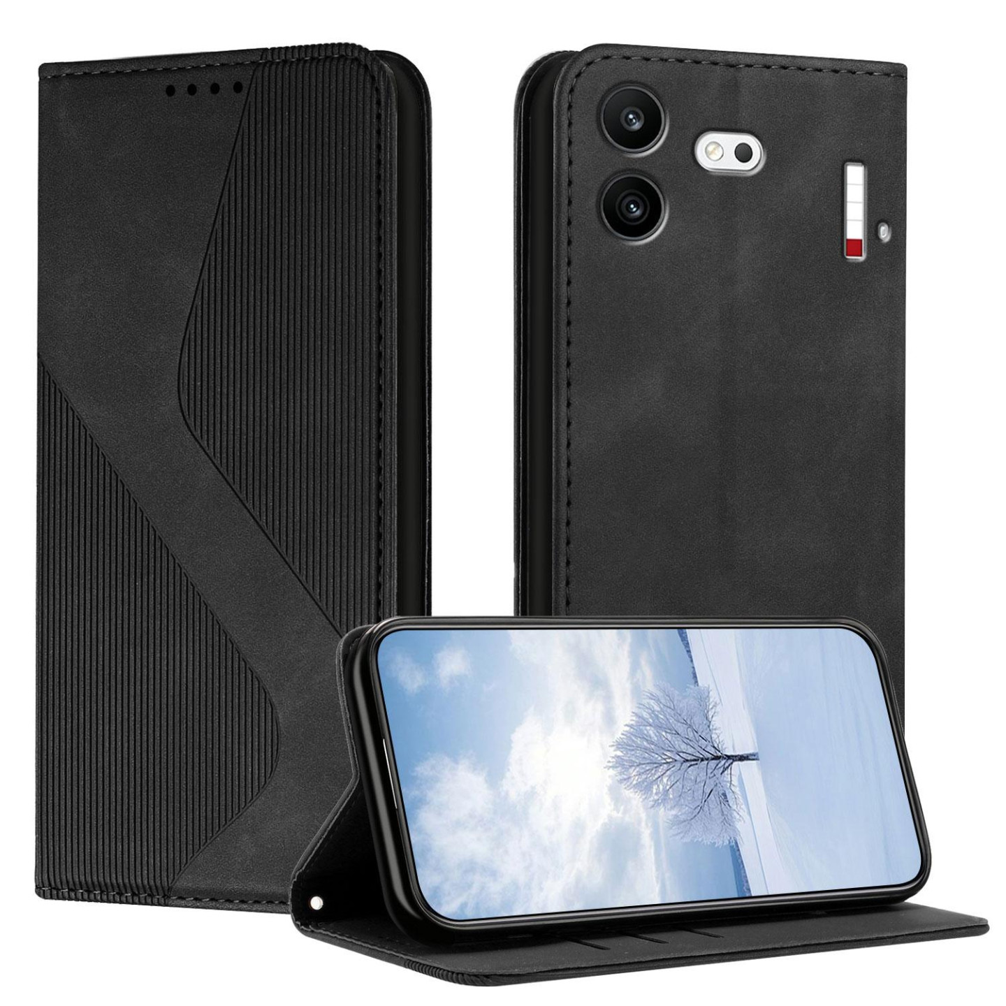 Lompakkokotelo jalustalla Nothing Phone (4b):lle