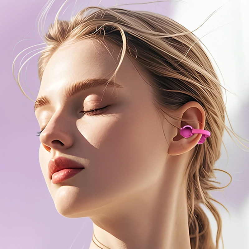 Langattomat Bluetooth 5.4 -kiinnityskuulokkeet avoimella rakenteella ja käsilaukkutyylisellä latauskotelolla