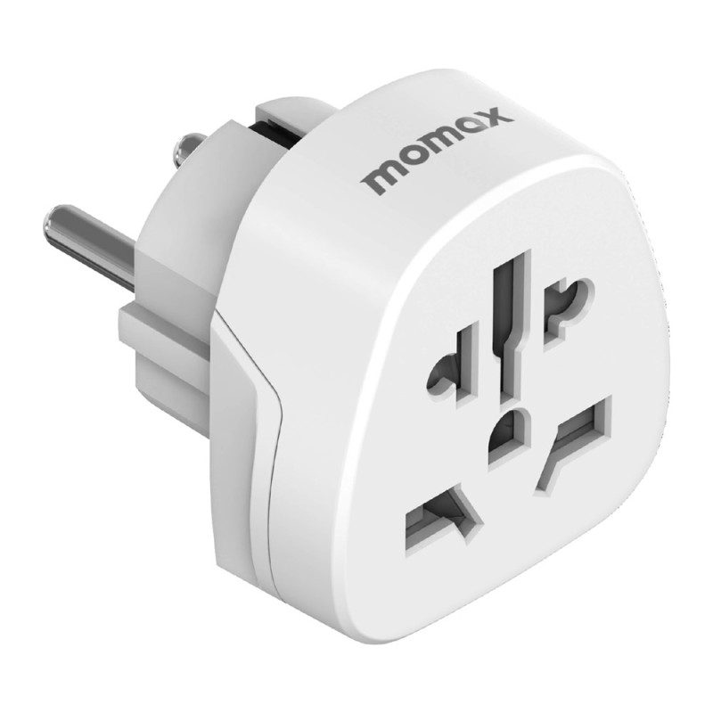 MOMAX 1-World 2500 W – universaali matka-adapteri ja jännitteenmuunnin