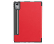 För Lenovo Idea Tab Pro Fodral Tri-Fold Stativ Skal med pennhållare - Röd