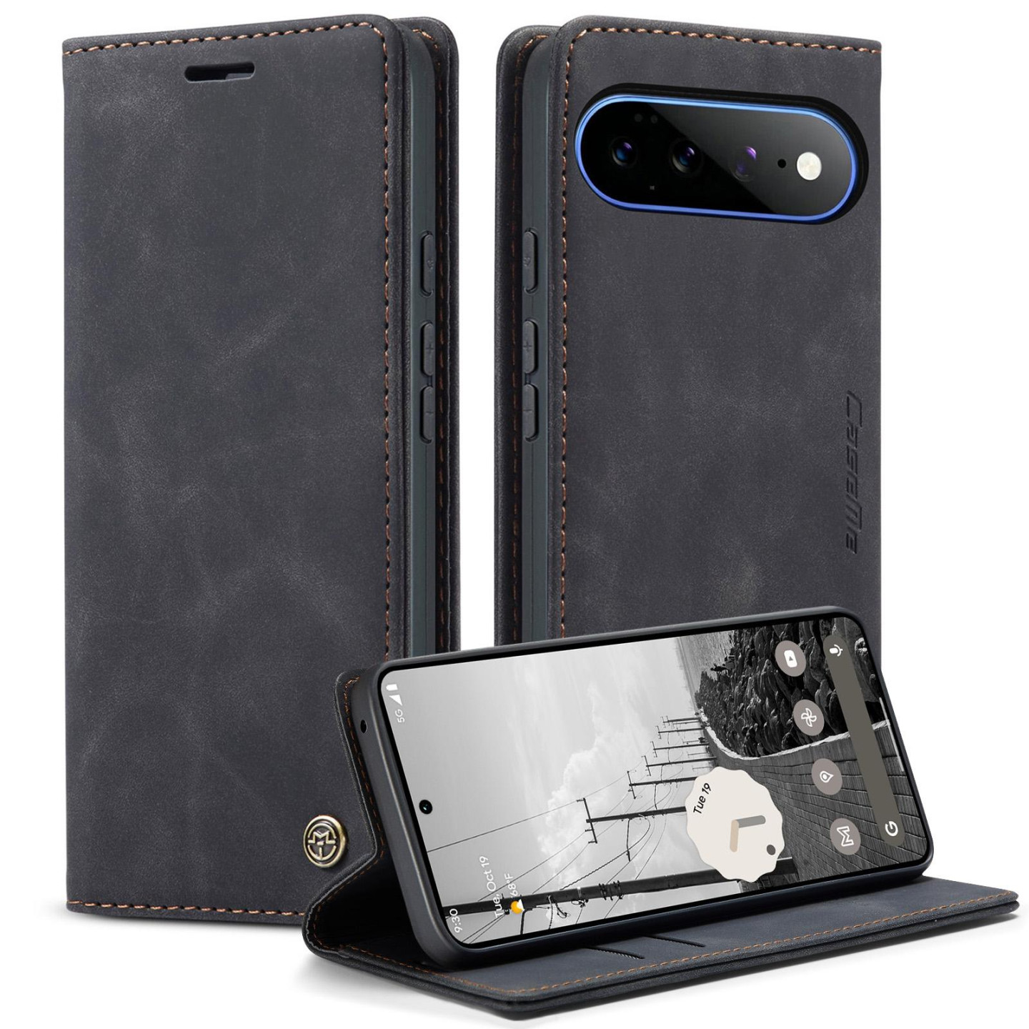 CASEME Phone Wallet Case with Stand for Google Pixel 11 Pro XL