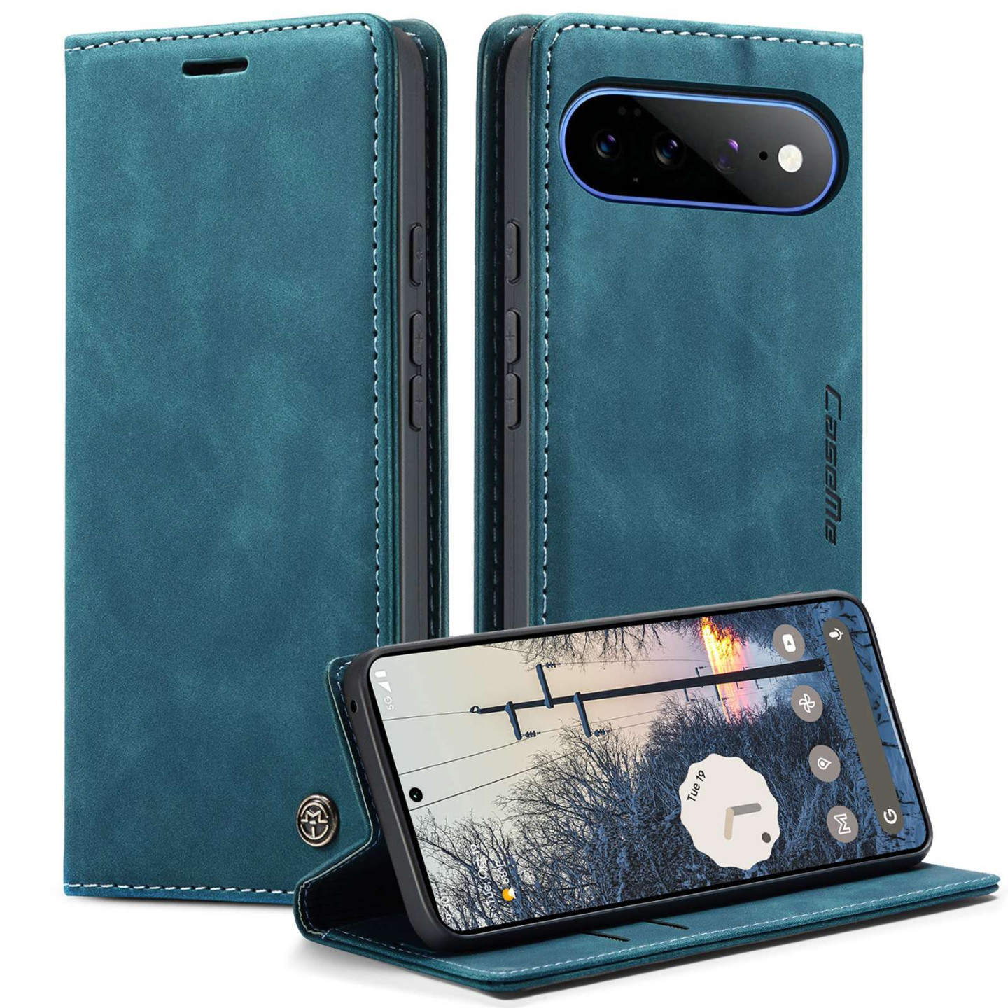 CASEME Phone Wallet Case with Stand for Google Pixel 11 Pro XL