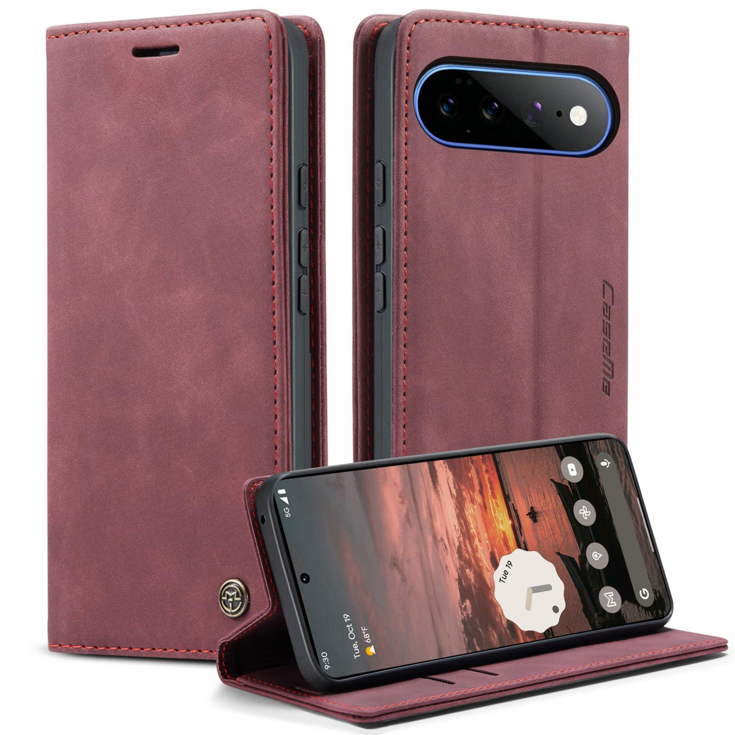 CASEME Lommebokdeksel med Stativ til Google Pixel 11 Pro XL