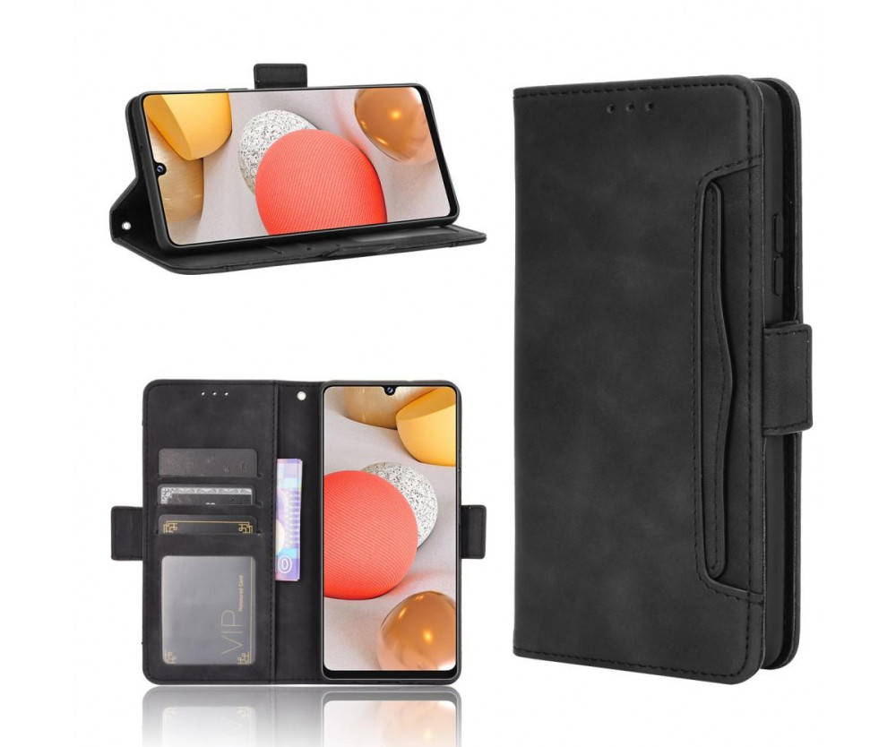 Samsung Galaxy A42 5G Plånboksfodral  - Svart