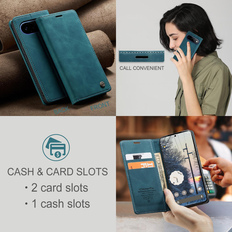 CASEME Phone Wallet Case with Stand for Google Pixel 11 Pro XL