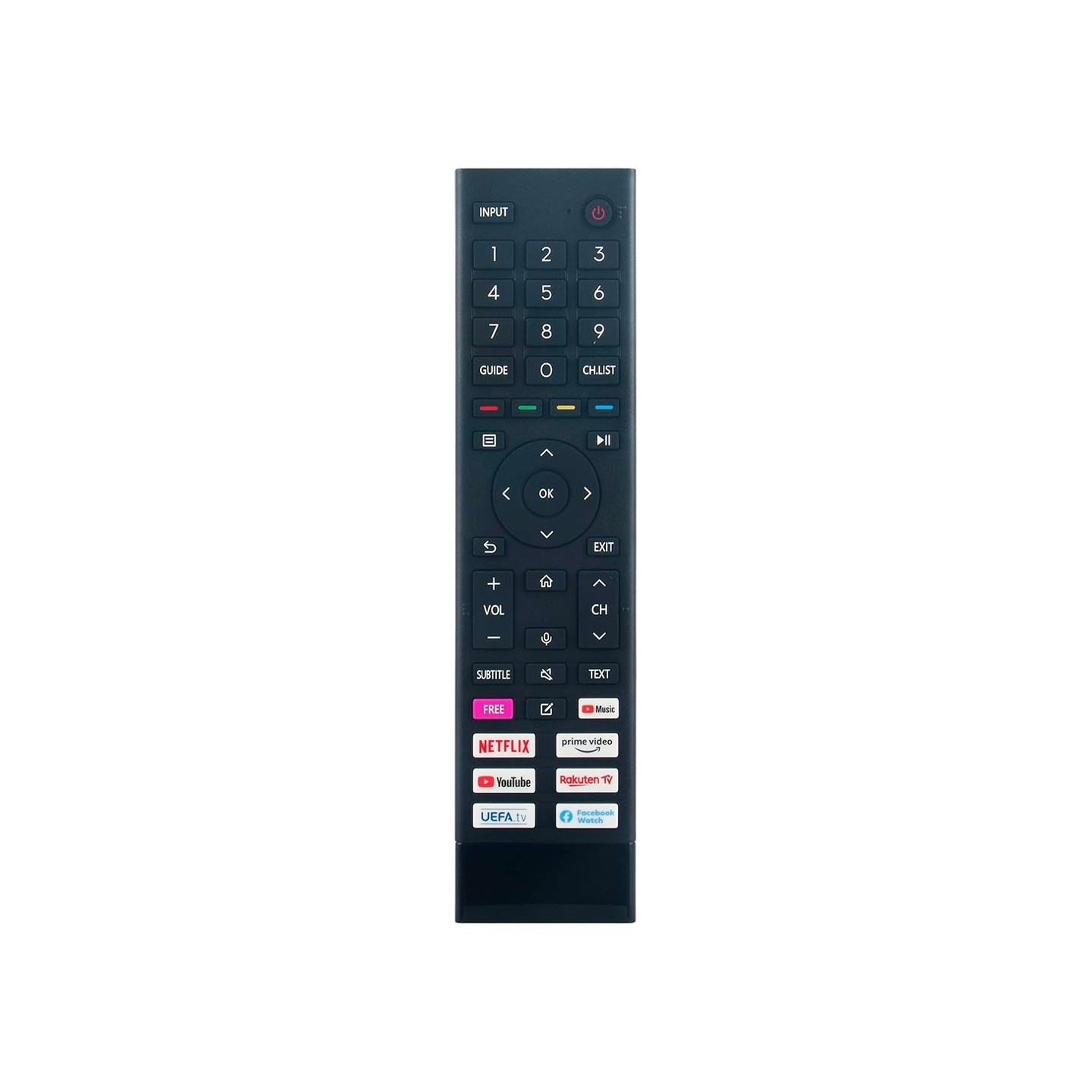 Remote Control Replacement ERF3B80H For Hisense TV (Does not support voice function)