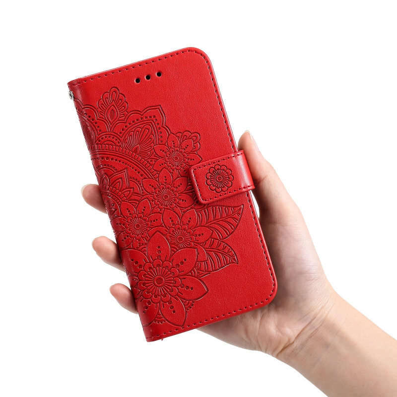 Floral Pattern Phone Wallet Case with Stand for Google Pixel 11 Pro XL