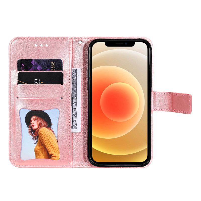 Floral Pattern Phone Wallet Case with Stand for Google Pixel 11 Pro XL