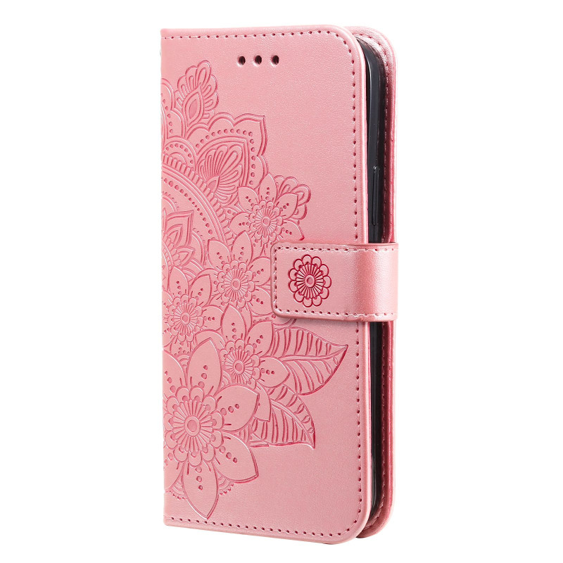 Floral Pattern Phone Wallet Case with Stand for Google Pixel 11 Pro XL