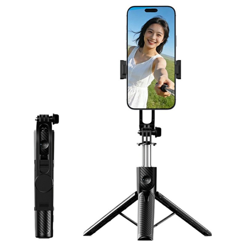 Extendable Bluetooth Selfie Stick (96 cm) with Tripod and Remote Control