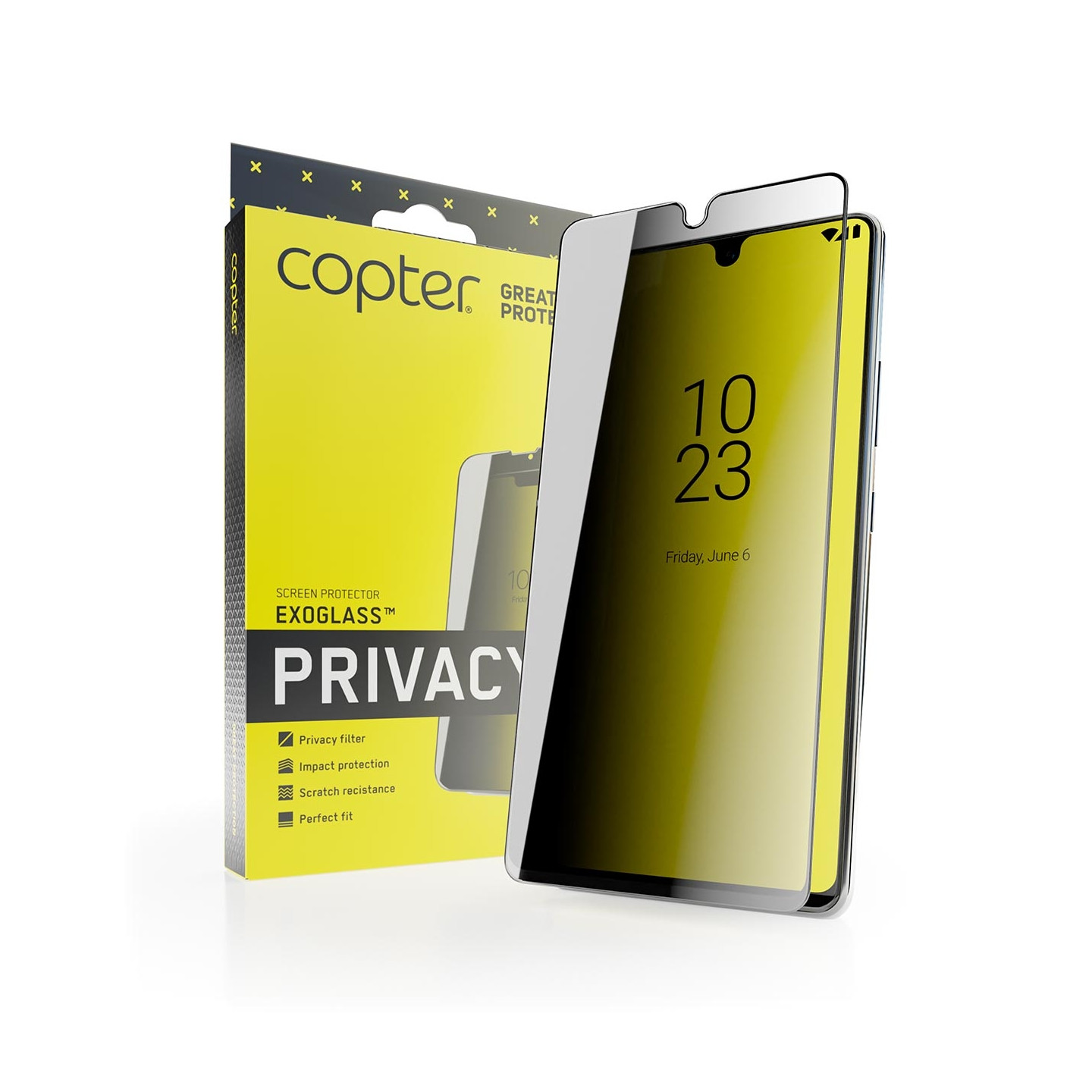 Copter Exoglass Personvern til iPhone 18 Pro Max