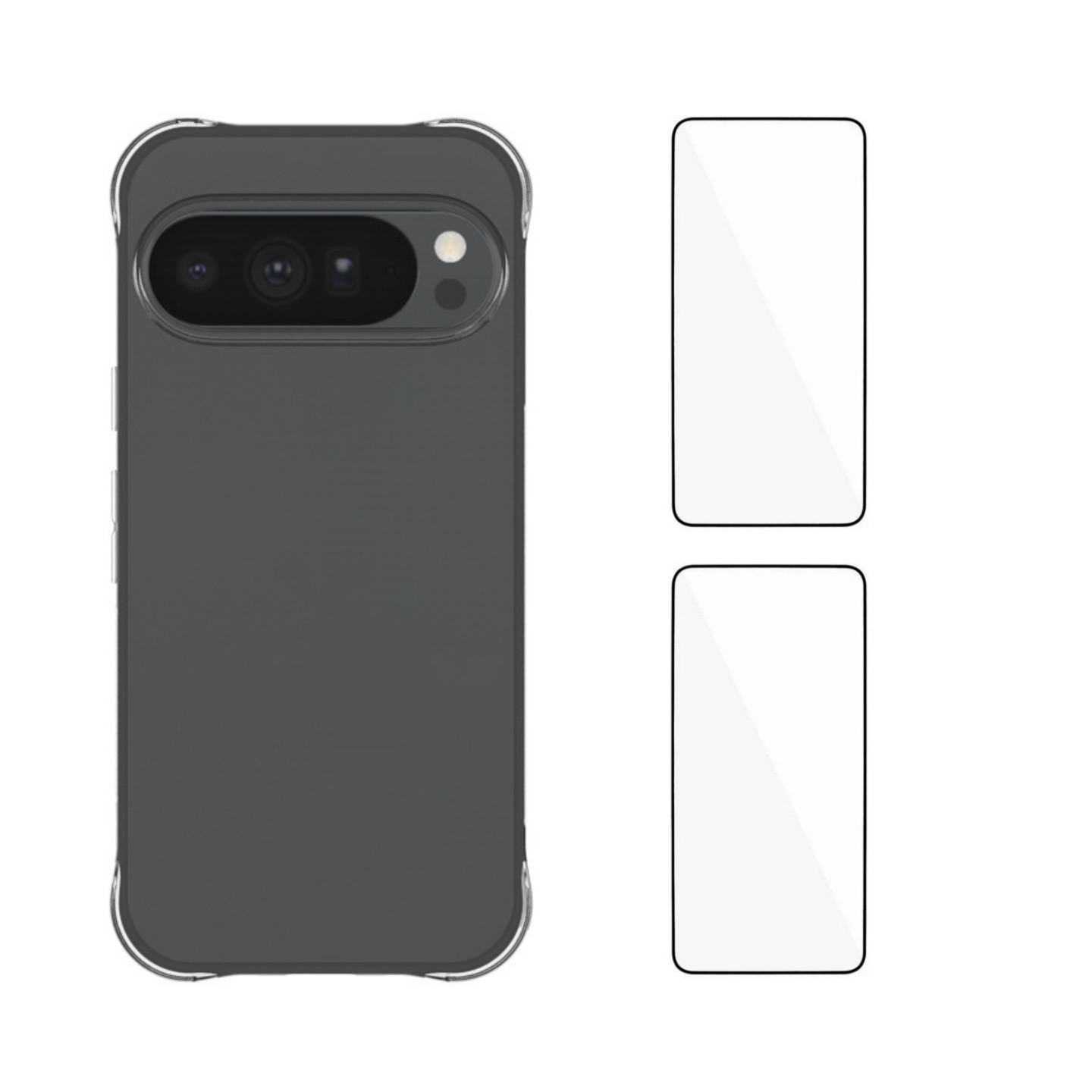 WANLONFENG Mobilcover med Skærmbeskytter til Google Pixel 11 Pro XL