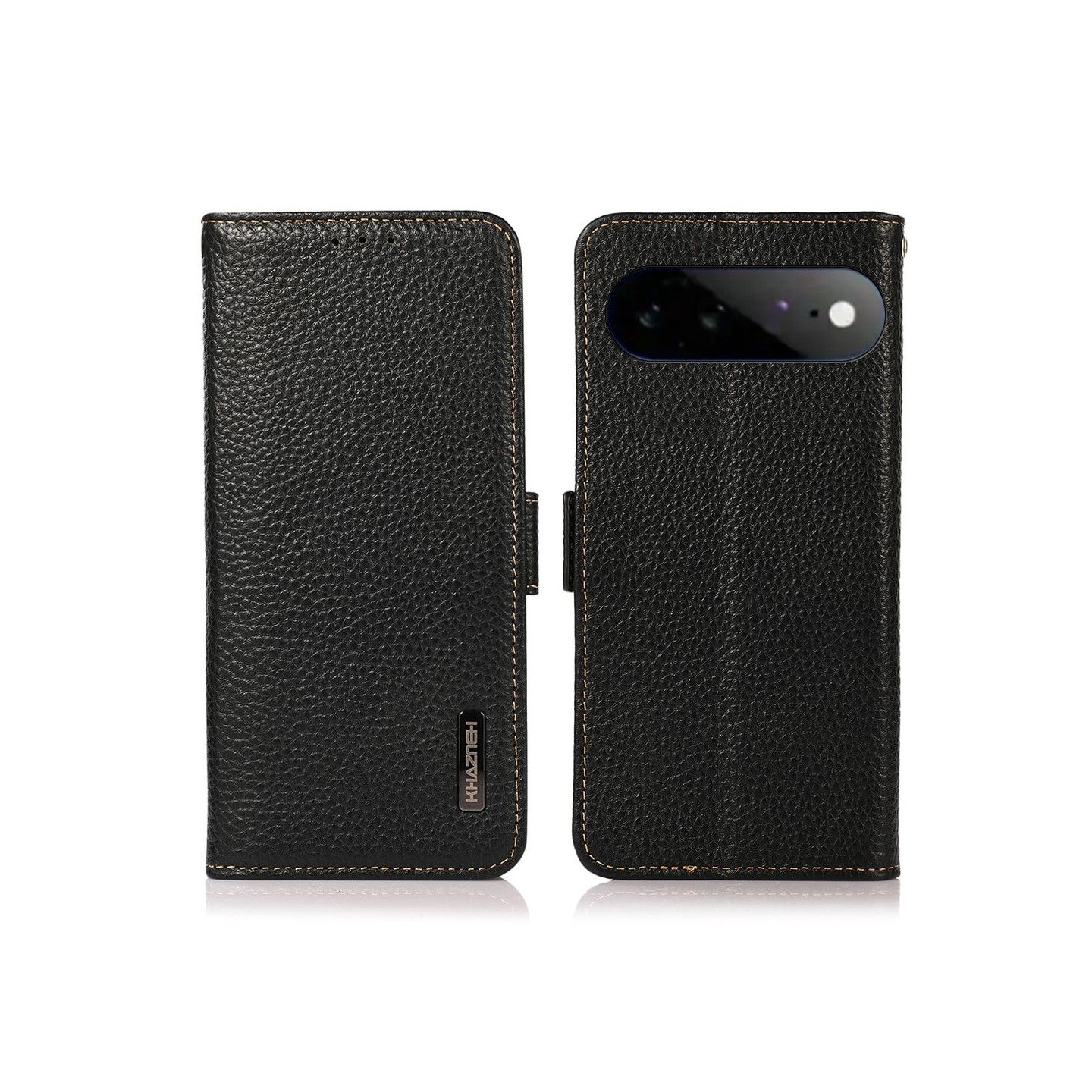 KHAZNEH Genuine Leather Phone Wallet Case for Google Pixel 11 Pro XL