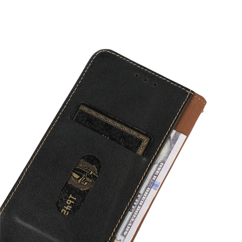 KHAZNEH Aitoa nahkaa oleva lompakkokotelo Nappa-tekstuurilla Google Pixel 11 Pro XL:lle