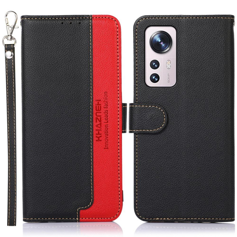 KHAZNEH Phone Cover to Xiaomi 12 Pro - Black/Red