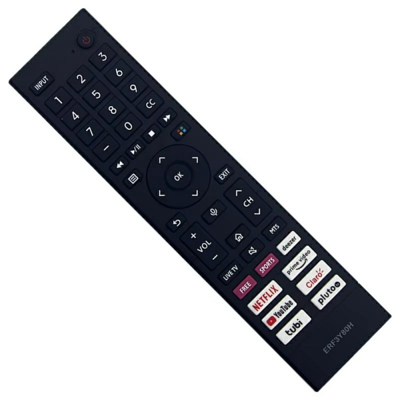 Remote Control Replacement ERF3Y80H For Hisense TV (Does not support voice function)
