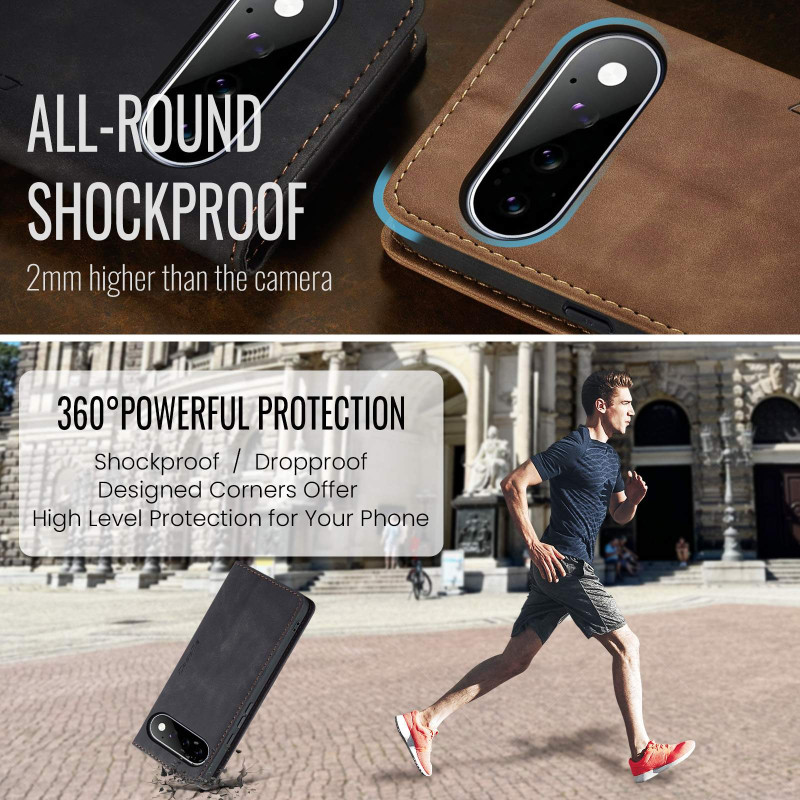 CASEME Pungcover med stativ til Google Pixel 11 Pro og Google Pixel 11
