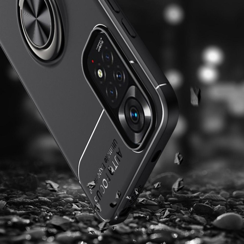 Xiaomi Redmi Note 11/11S cover med fingerring og innebygd plate