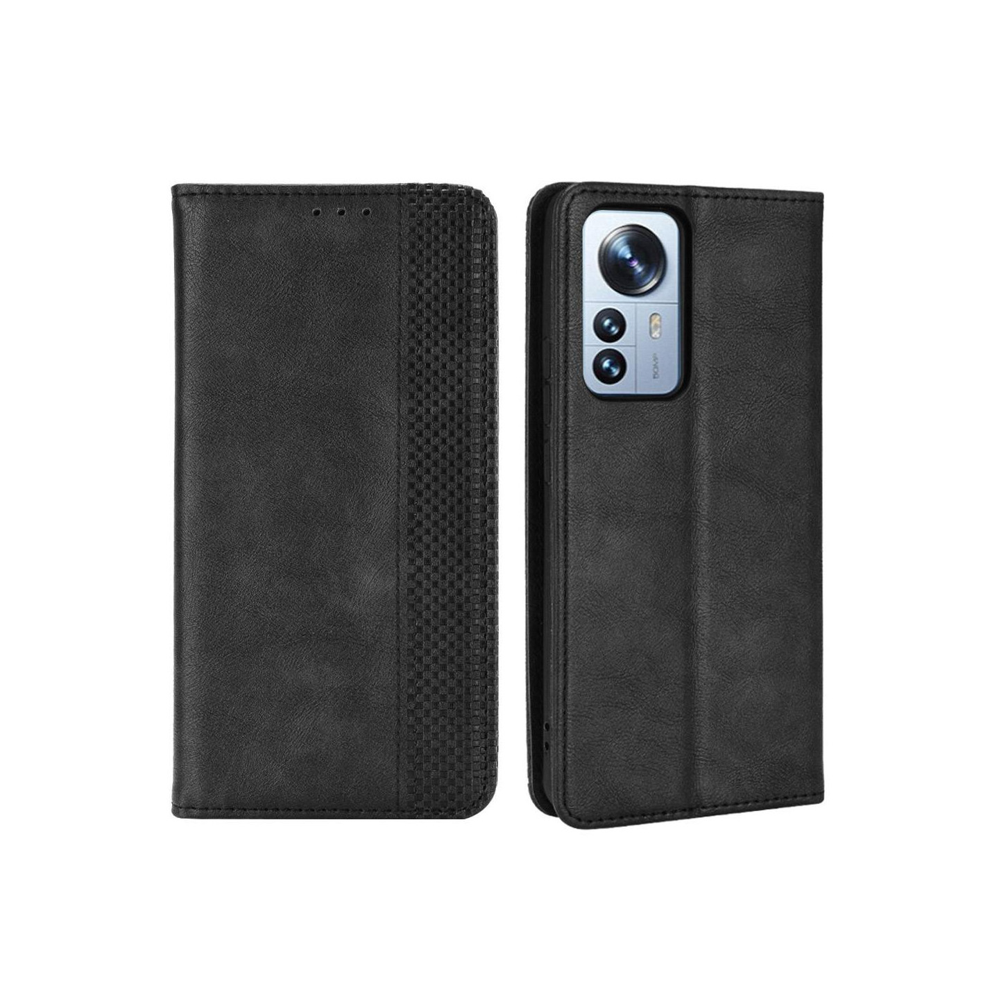 Vintage lompakkokotelo Xiaomi 12 Prolle