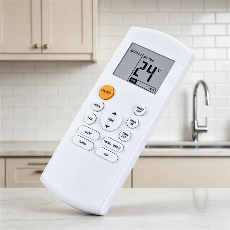 Erstatning fjernkontroll for RG57B1-BGE for Midea klimaanlegg