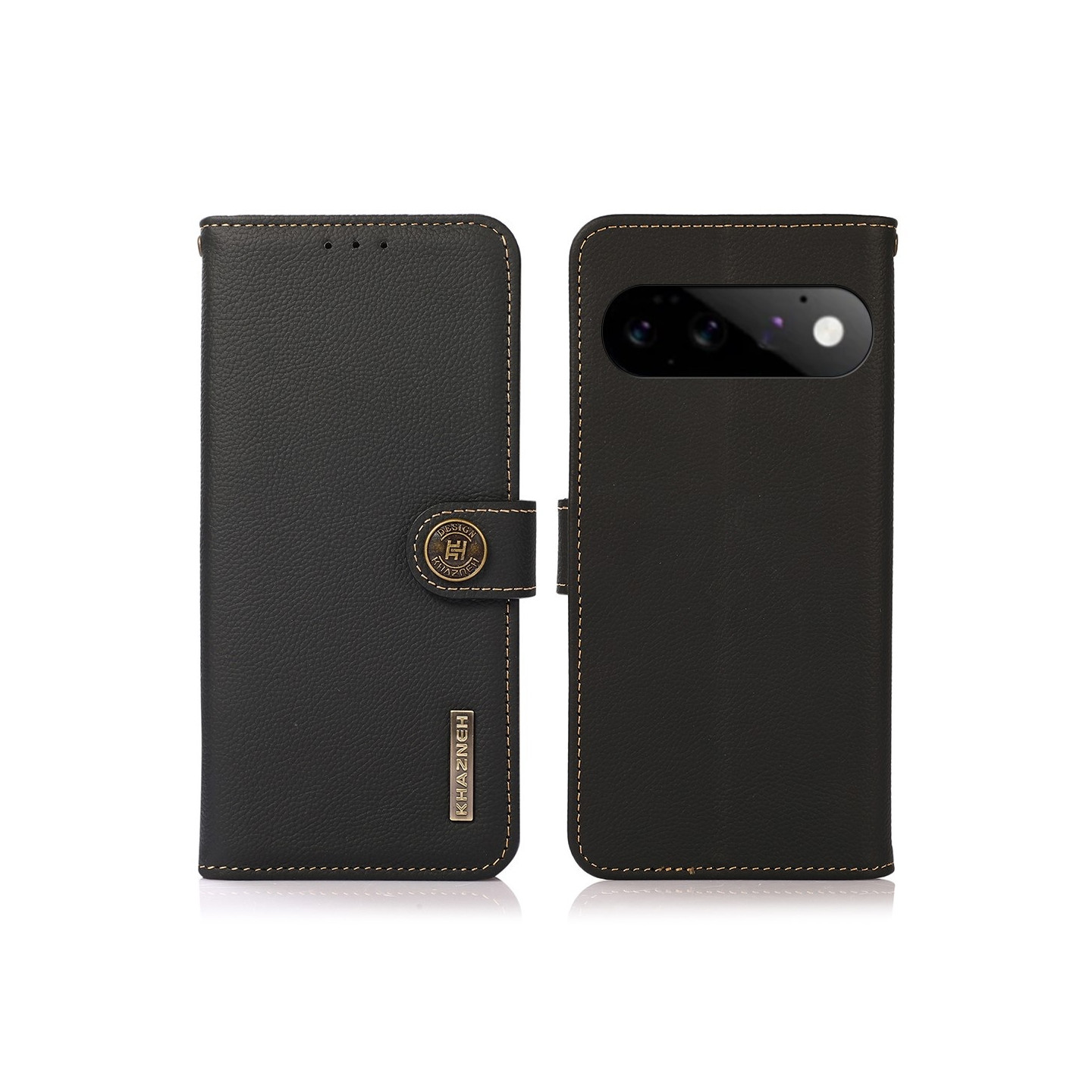 KHAZNEH Aitoa nahkaa oleva puhelimen lompakkokotelo Google Pixel 11 ja Pixel 11 Pro