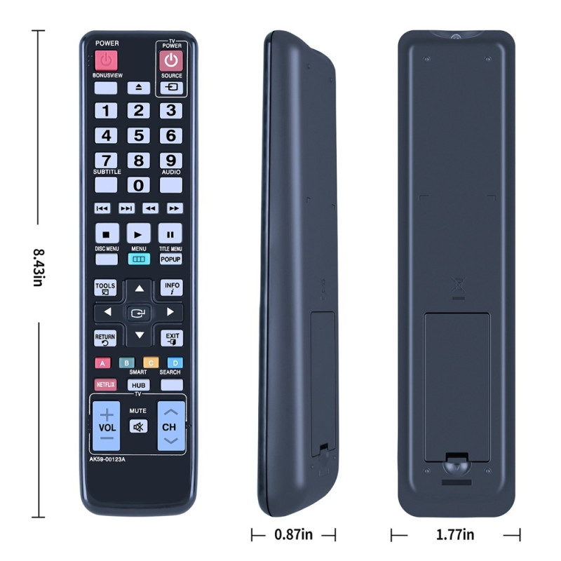 TV fjernbetjening Erstatning for AK59-00123A Til Samsung TV