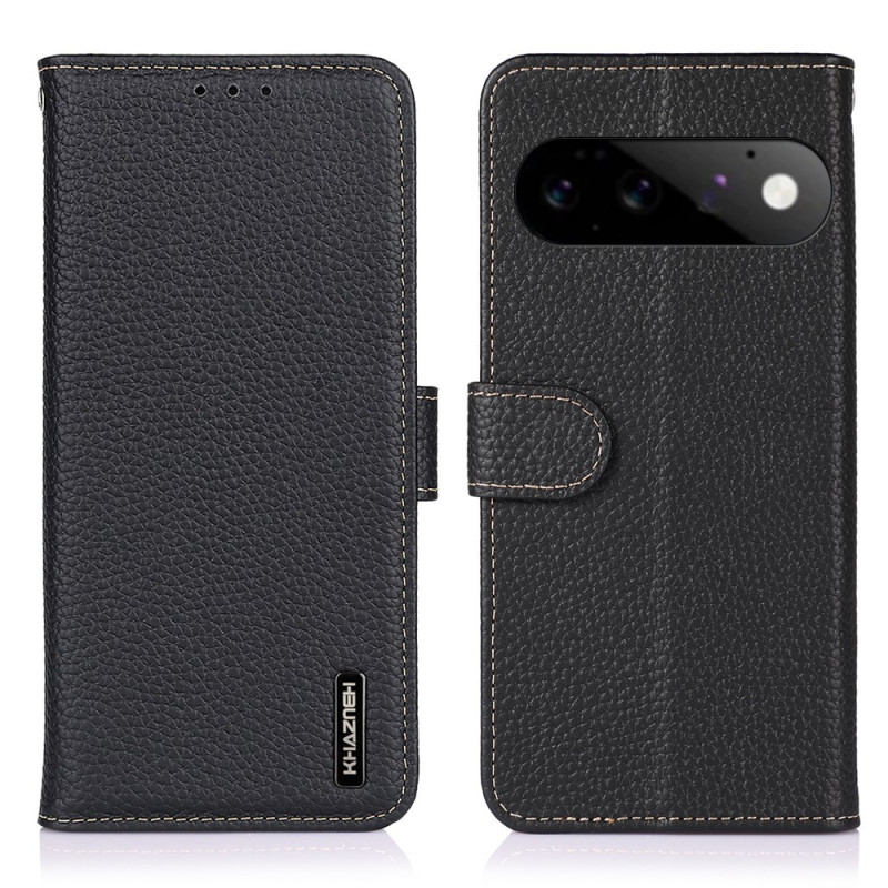 KHAZNEH Læderpungcover med litchi tekstur til Google Pixel 11 og Pixel 11 Pro