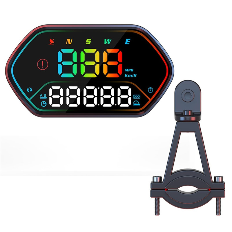 Car and Motorcycle GPS Speedometer – IP68 Waterproof and HUD (Head-Up Display)