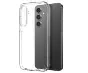 NORTHJO För Samsung Galaxy S25 5G TPU Telefonfodral med Härdat Glas Skärmskydd