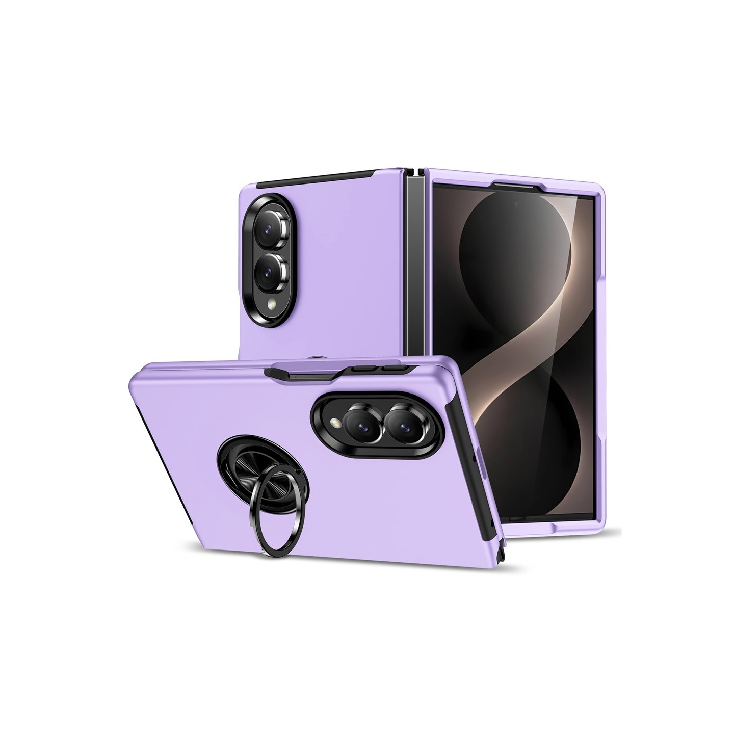 Hybrid Phone Case with Ring Holder for Samsung Galaxy Z Fold8