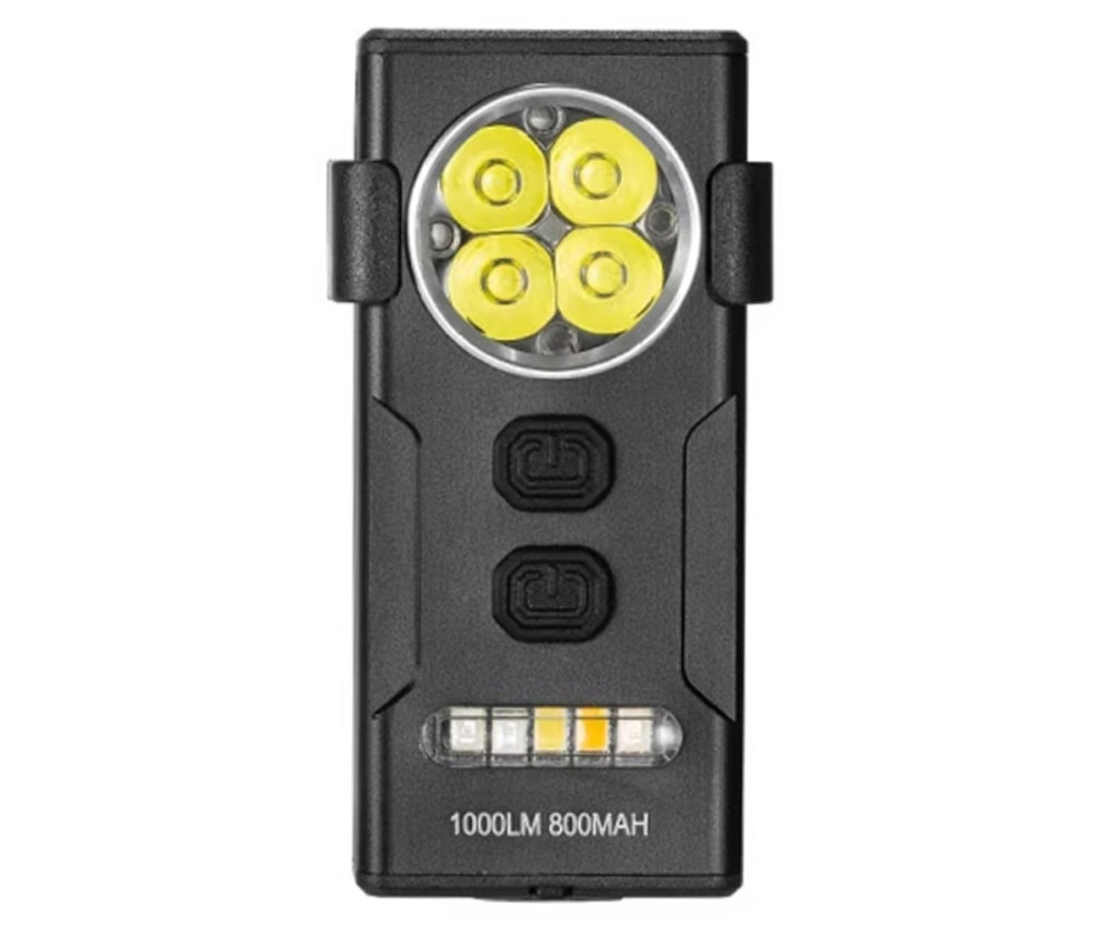 Magnetisk Nyckelring Ficklampa Arbetsljus 4-LED Flera färger Magnet Clips