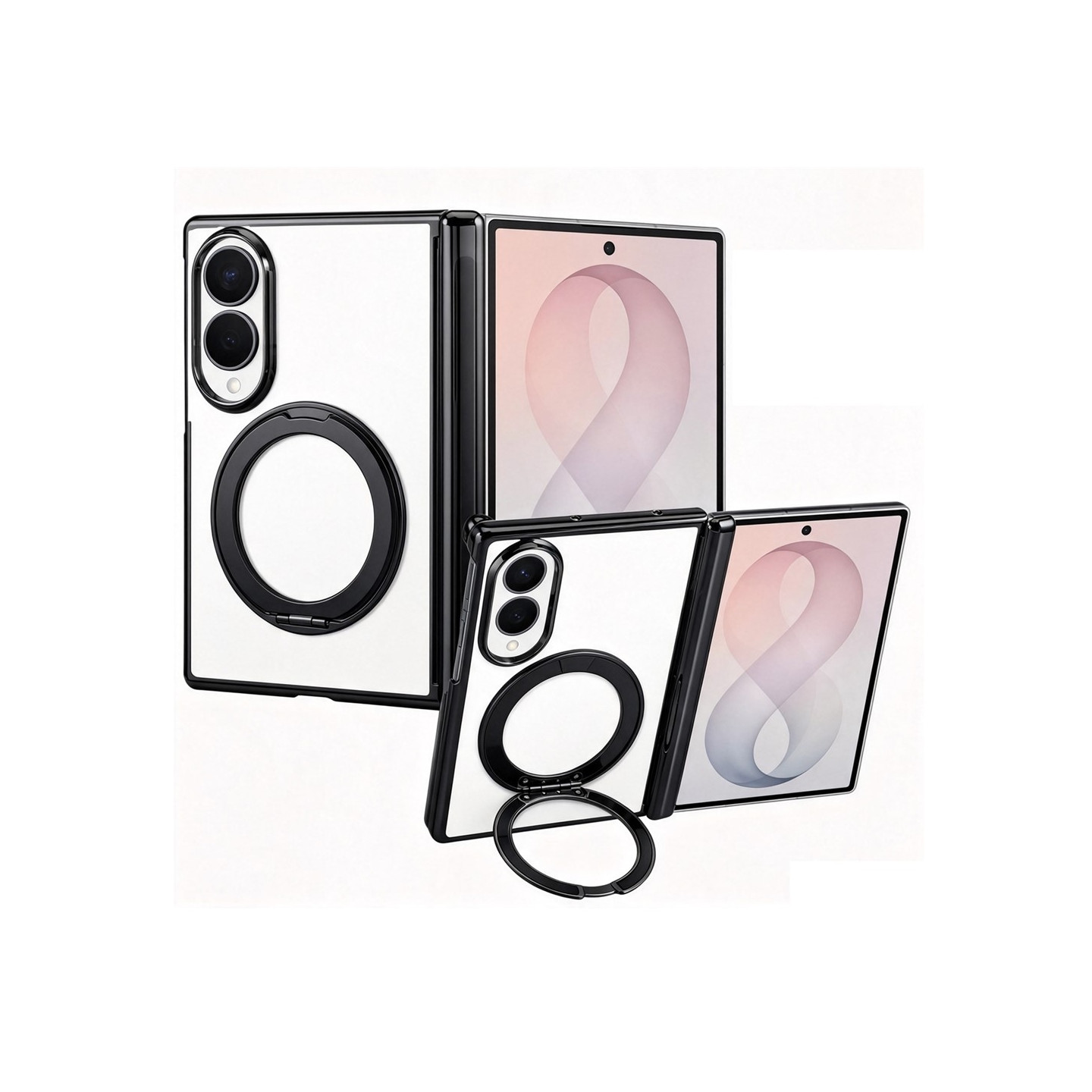 Magnetisk telefondeksel med roterende støtteben til Samsung Galaxy Z Fold8